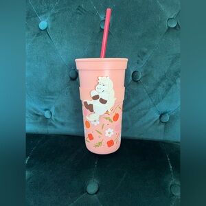 Starbucks Stainless Steel Happy Horse Farm & Flower Cold Cup 20oz Lunar NY 2026